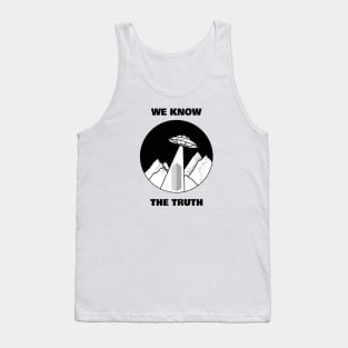 Utah Monolith Aliens UFO - We Know the Truth Tank Top